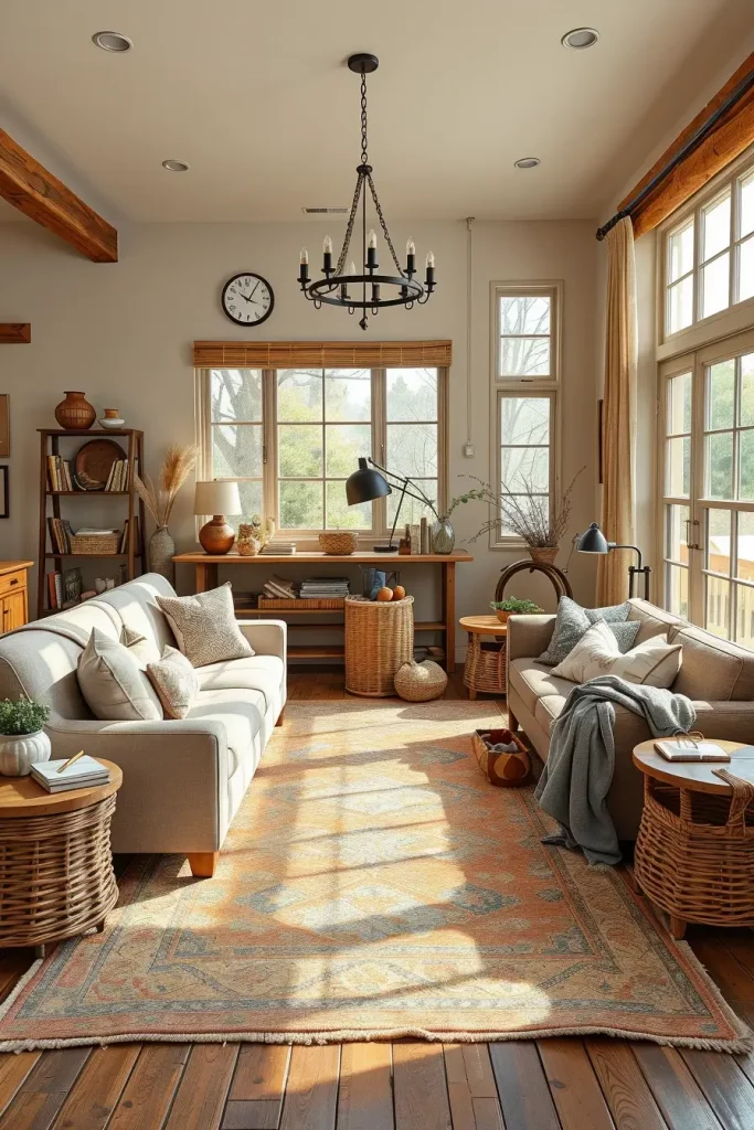 64 Warm Rustic Living Room Ideas for a Cozy and Inviting Home