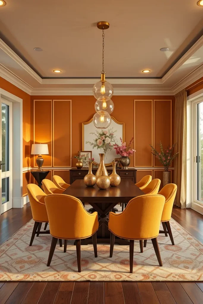 62 Warm-Toned Dining Room Interiors To Inspire Your Home Design