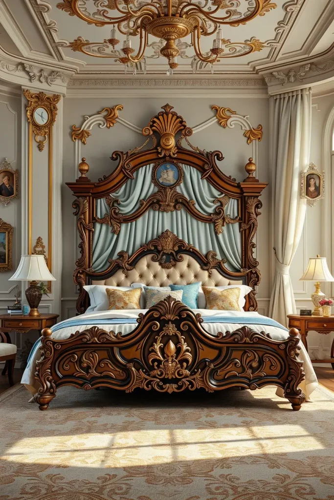 64 Rococo Revival Bedroom Furniture Ideas for Timeless Elegance