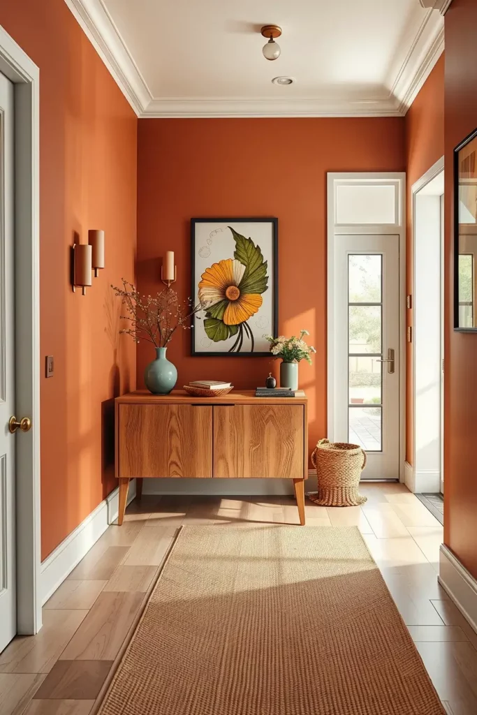 65 Earthy Hallway Styling Tips to Create a Warm and Natural Entryway
