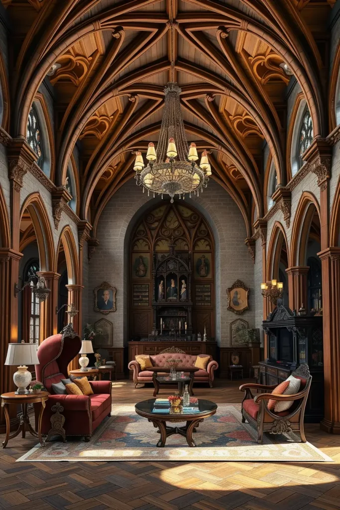 64 Gothic Living Room Arches and Windows: Elegant Design Ideas