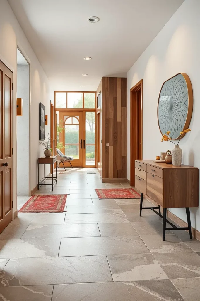 62 Modern Hallway Design With Natural Materials: Stylish Ideas for a Timeless Home