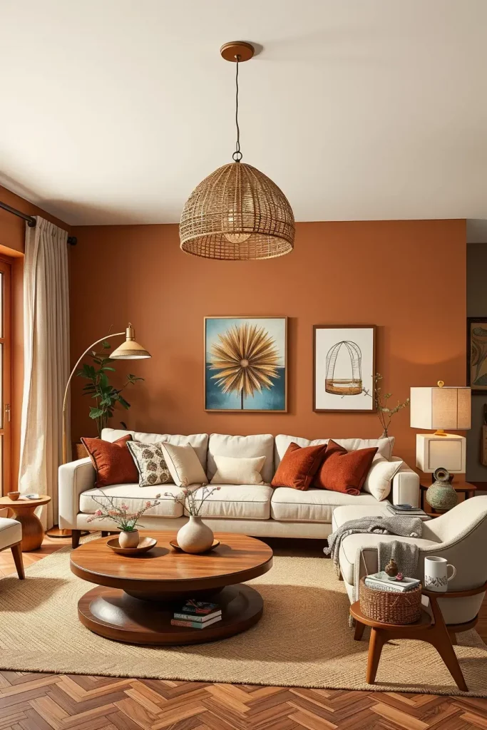 64 Earth-Tone Living Room Ideas for a Warm and Natural Home