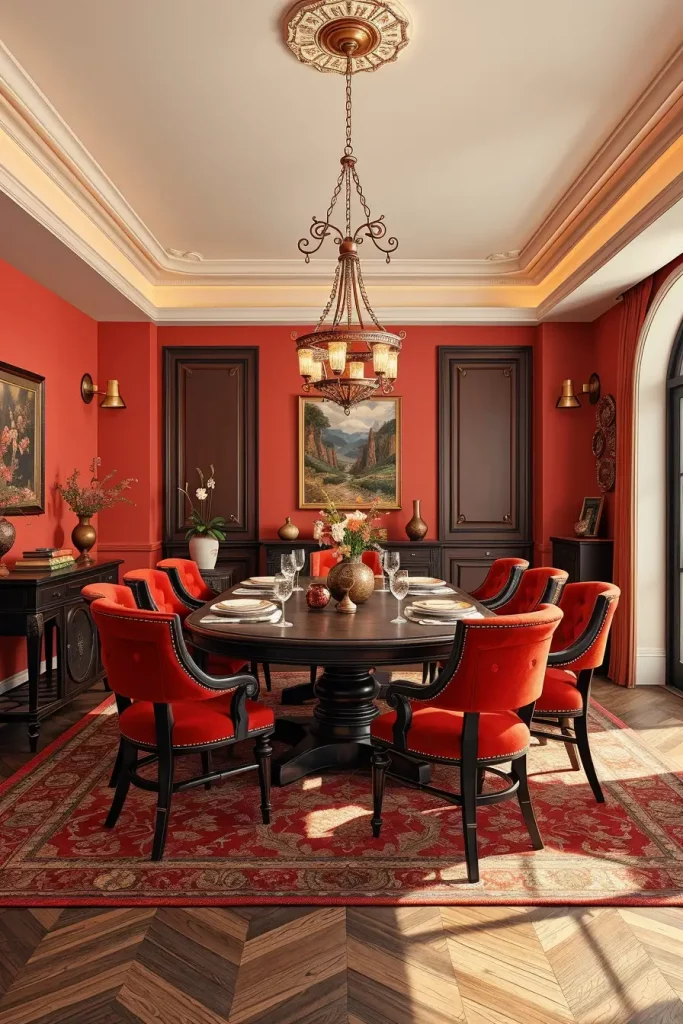 62 Warm-Toned Dining Room Interiors To Inspire Your Home Design
