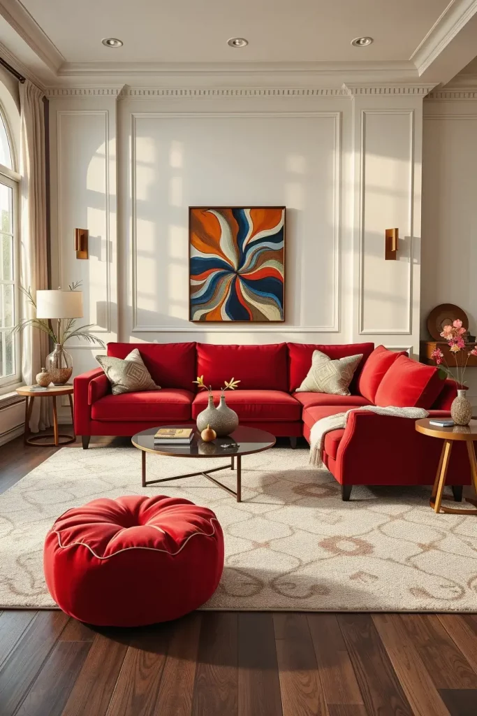 64 Cherry Coded Living Room Color Palette Ideas for Modern Interiors