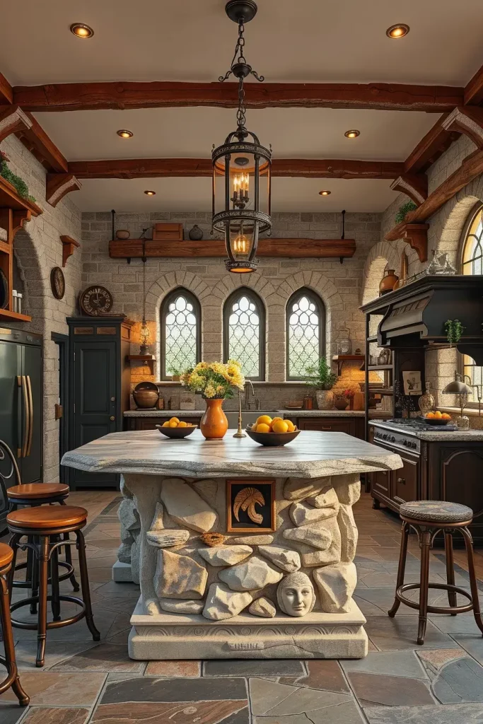 63 Castlecore Kitchen and Dining Room Inspiration Ideas for Timeless Medieval Elegance