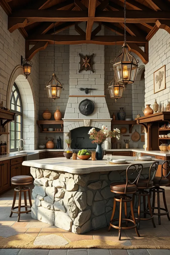 63 Castlecore Kitchen and Dining Room Inspiration Ideas for Timeless Medieval Elegance