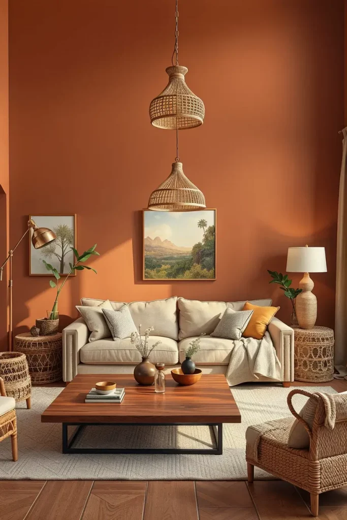 64 Earth-Tone Living Room Ideas for a Warm and Natural Home