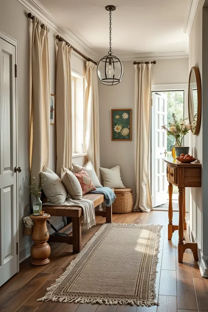 65 Earthy Hallway Styling Tips to Create a Warm and Natural Entryway