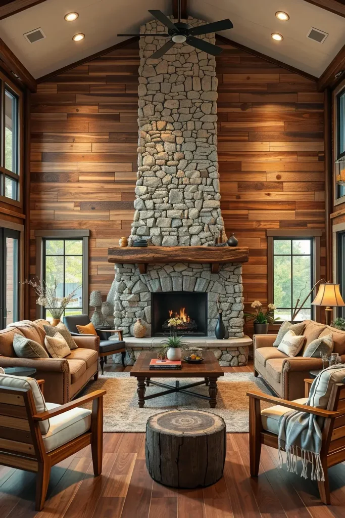 64 Warm Rustic Living Room Ideas for a Cozy and Inviting Home