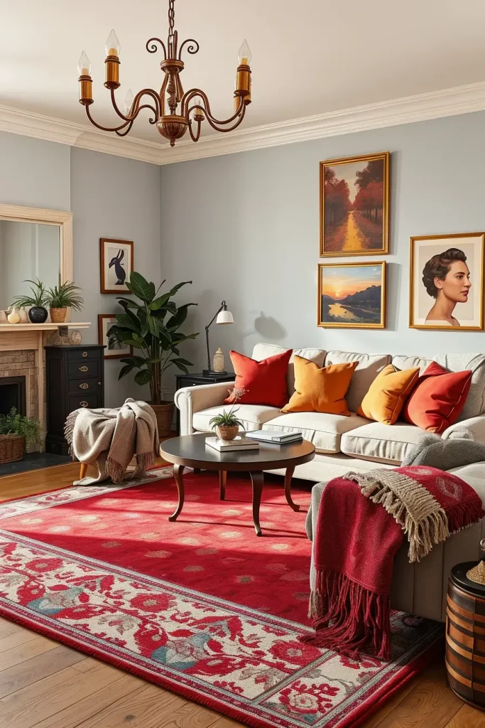 64 Cherry Coded Living Room Color Palette Ideas for Modern Interiors