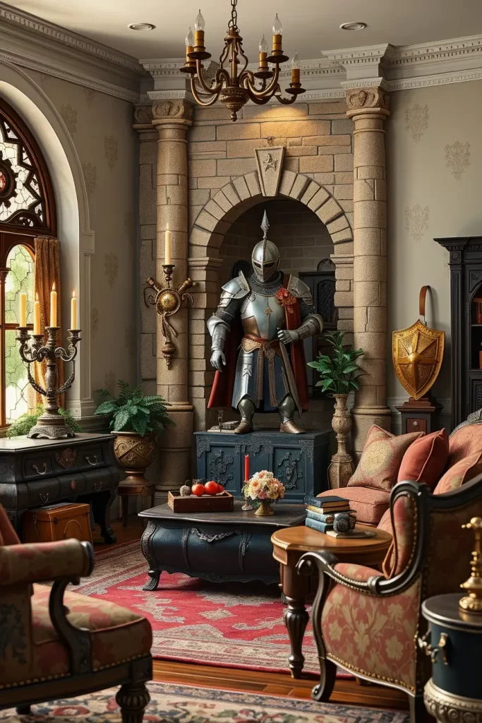 62 Castlecore Living Room Inspiration: Ideas for a Regal and Cozy Home