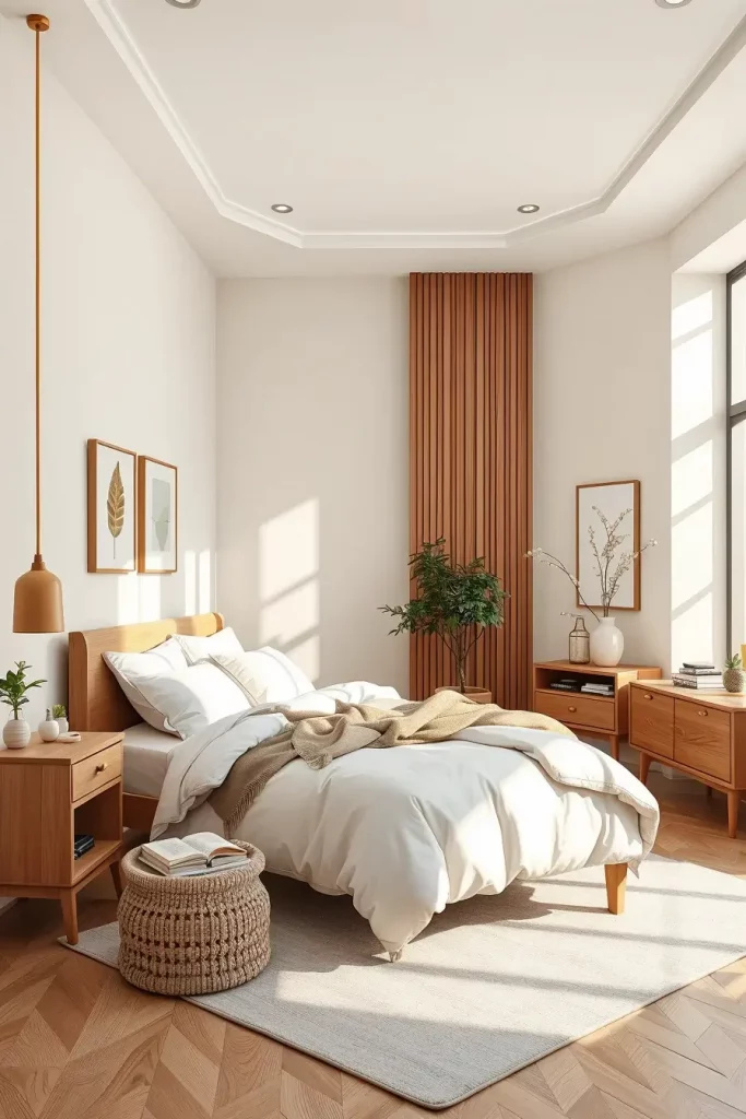 62 Modern Bedroom Design With Natural Materials for a Cozy and Stylish Space
