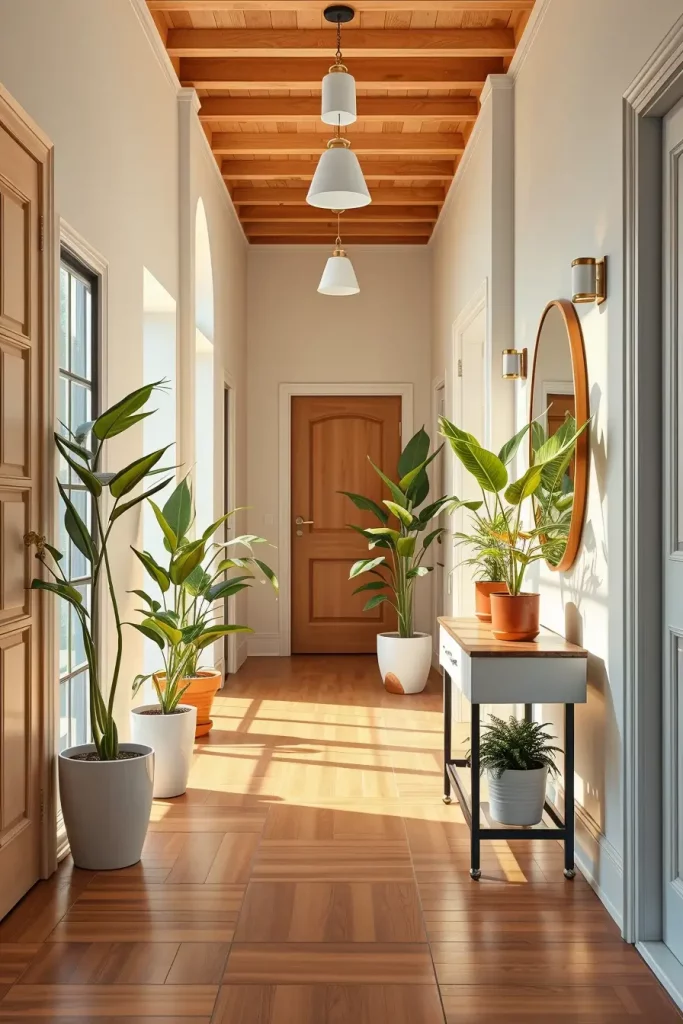 62 Modern Hallway Design With Natural Materials: Stylish Ideas for a Timeless Home