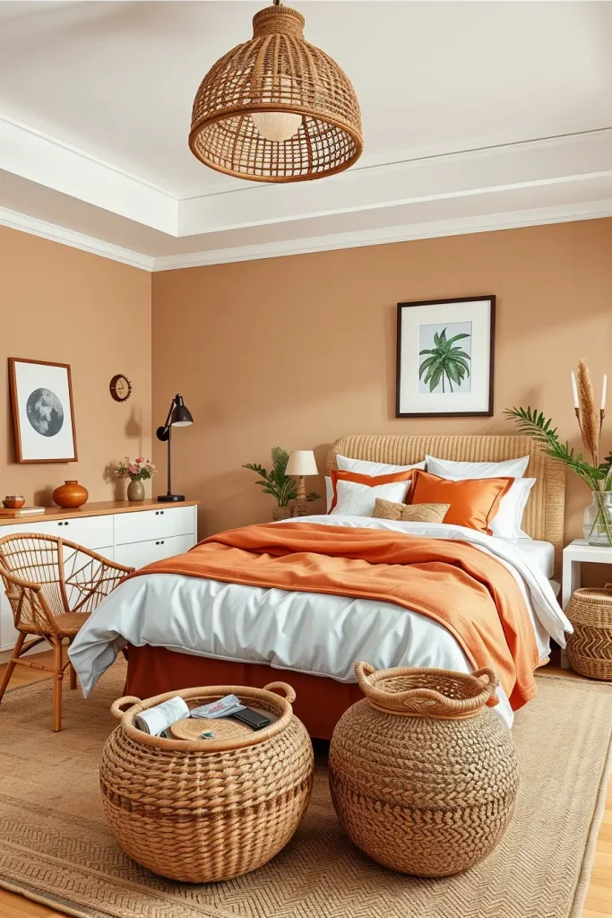 65 Terracotta and Tan Bedroom Ideas for a Warm and Elegant Interior