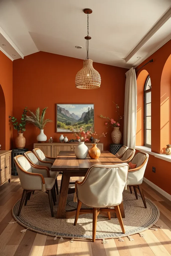 62 Warm-Toned Dining Room Interiors To Inspire Your Home Design