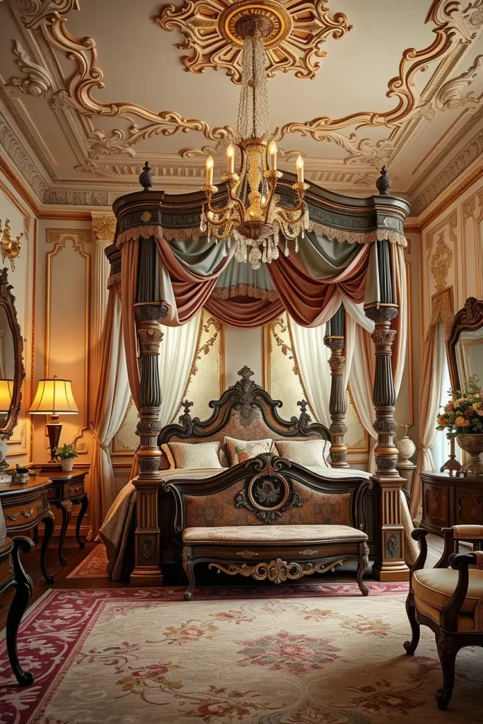 64 Rococo Revival Bedroom Furniture Ideas for Timeless Elegance