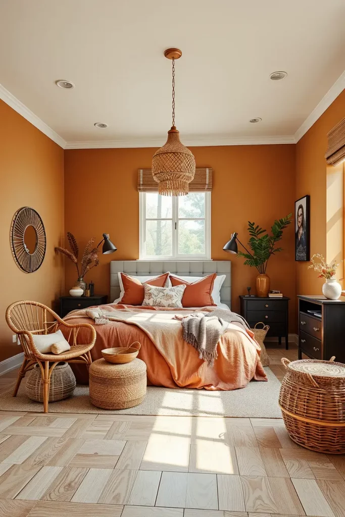 65 Terracotta and Tan Bedroom Ideas for a Warm and Elegant Interior
