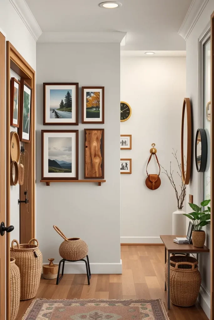 65 Earthy Hallway Styling Tips to Create a Warm and Natural Entryway