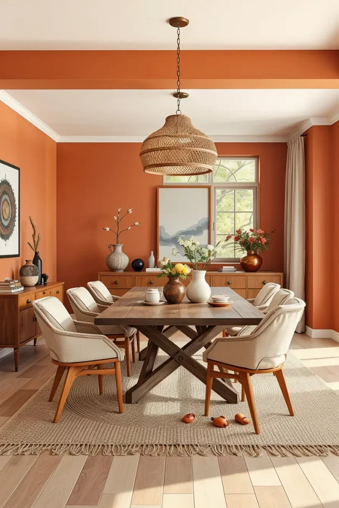 62 Warm-Toned Dining Room Interiors To Inspire Your Home Design