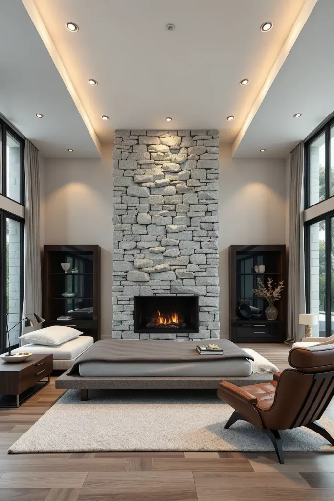 Stone Fireplace Bedroom: Cozy and Modern Design Ideas for Every Style