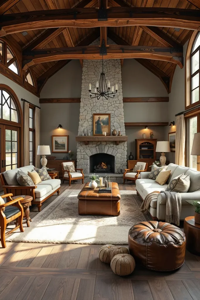 64 Warm Rustic Living Room Ideas for a Cozy and Inviting Home
