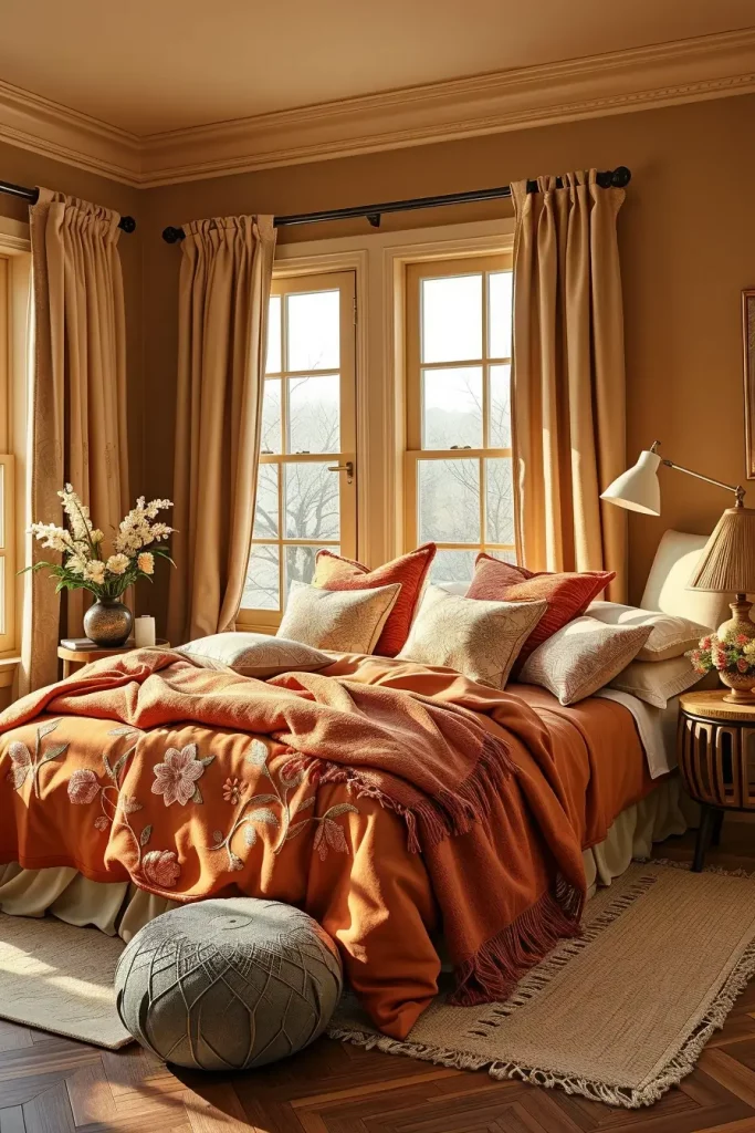 65 Terracotta and Tan Bedroom Ideas for a Warm and Elegant Interior
