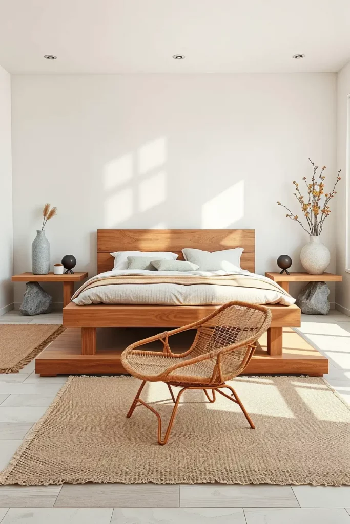 62 Modern Bedroom Design With Natural Materials for a Cozy and Stylish Space