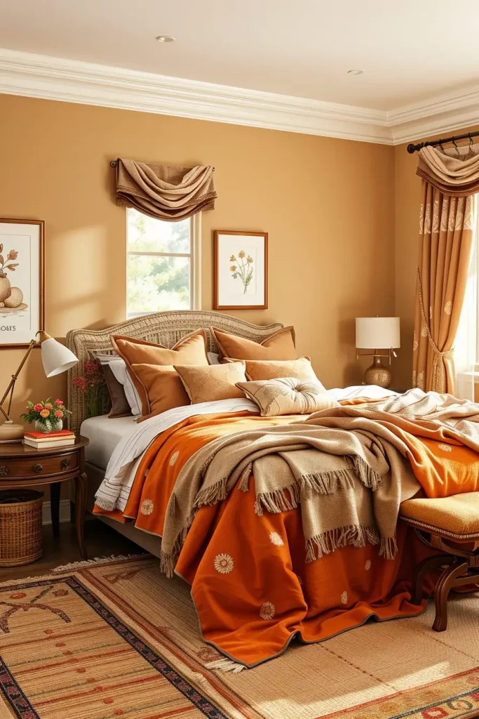 65 Terracotta and Tan Bedroom Ideas for a Warm and Elegant Interior
