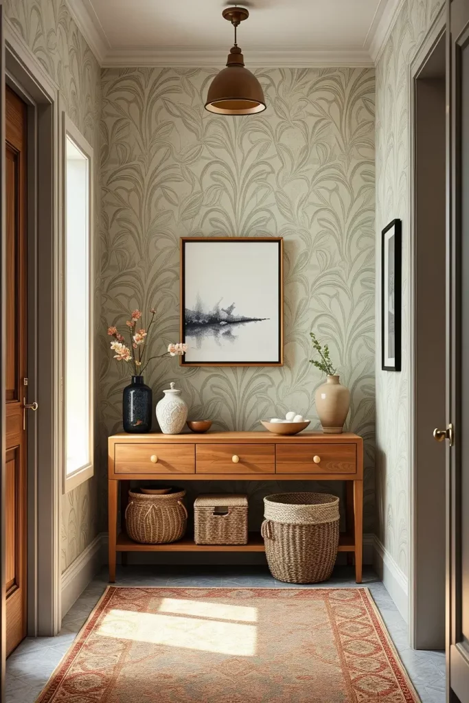 65 Earthy Hallway Styling Tips to Create a Warm and Natural Entryway