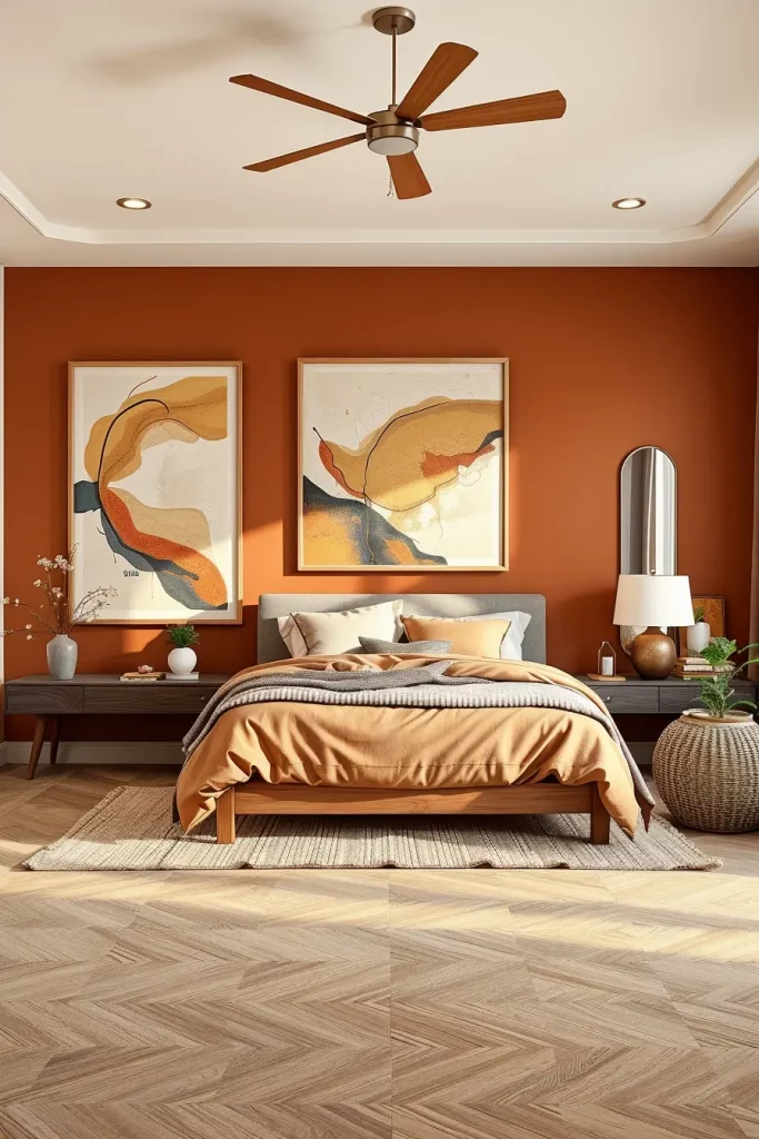 65 Terracotta and Tan Bedroom Ideas for a Warm and Elegant Interior