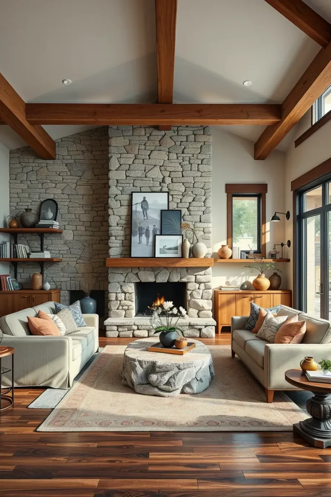 64 Earth-Tone Living Room Ideas for a Warm and Natural Home