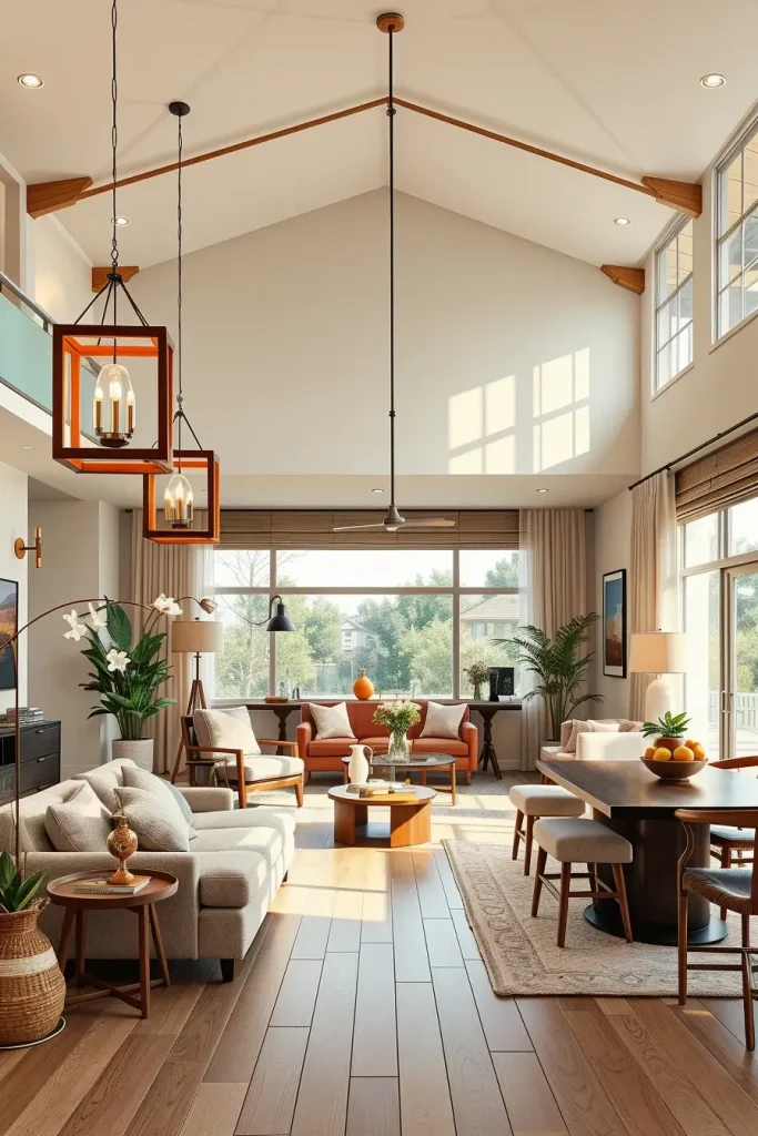 66 Cherry Coded Accents for Open-Plan Houses: Elegant Design Ideas