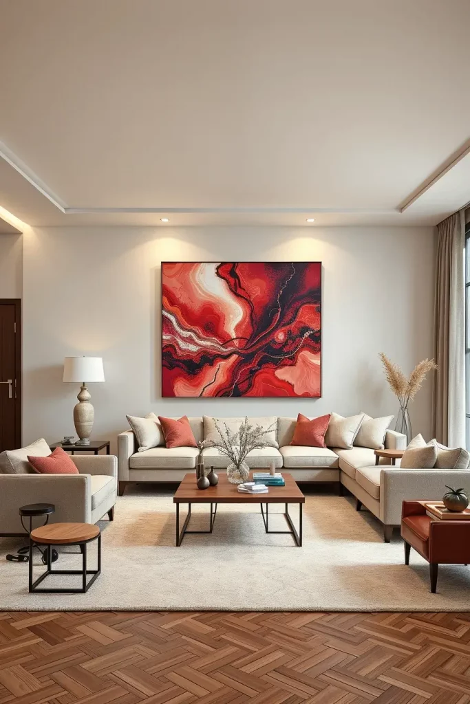 64 Cherry Coded Living Room Color Palette Ideas for Modern Interiors