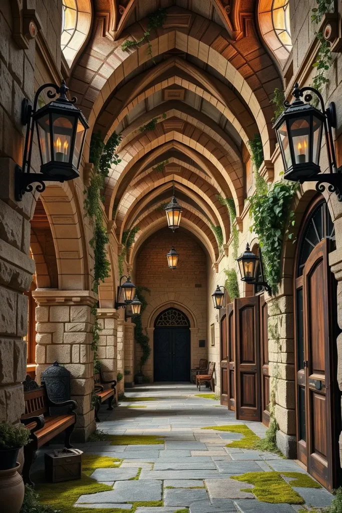 64 Castlecore Hallway Inspiration: Magical Medieval Designs for Your Home