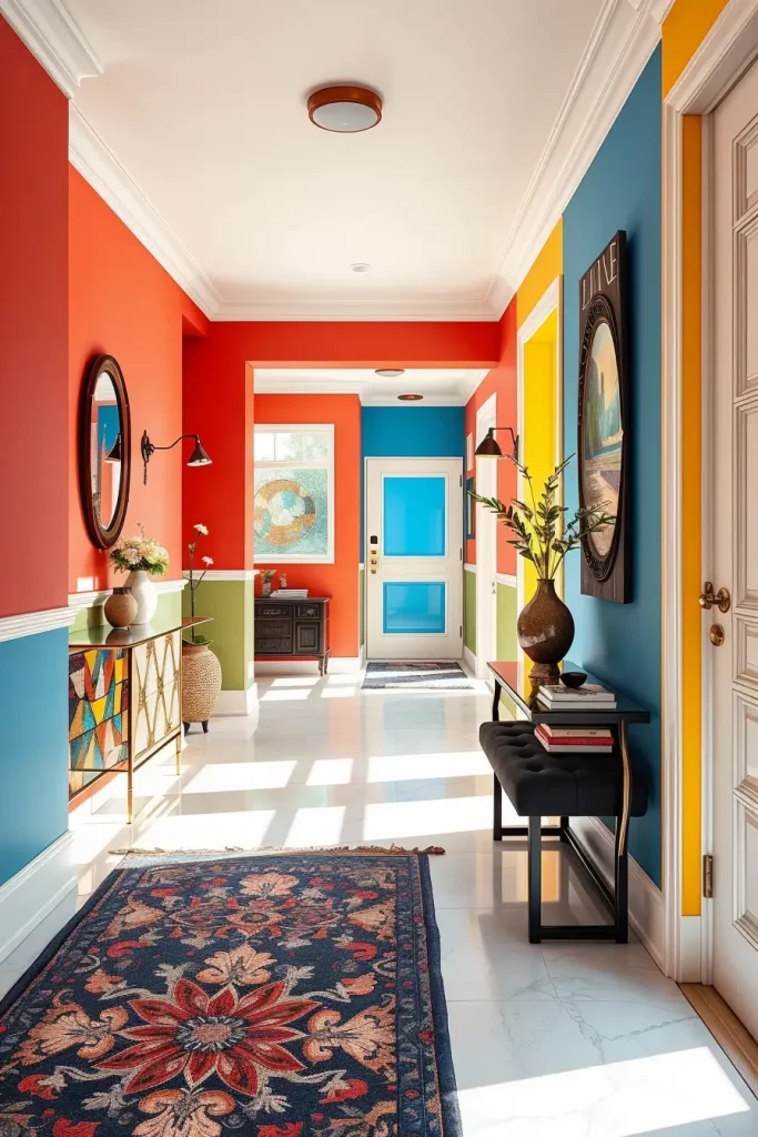 62 Primary Play Bold Hallway Decor Trends to Transform Your Home