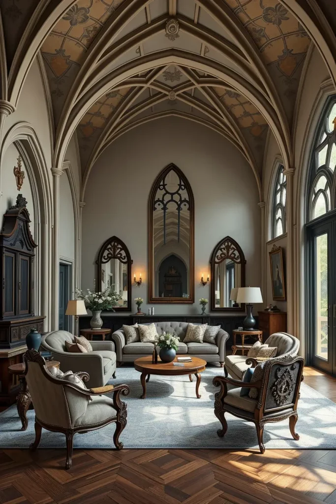 64 Gothic Living Room Arches and Windows: Elegant Design Ideas
