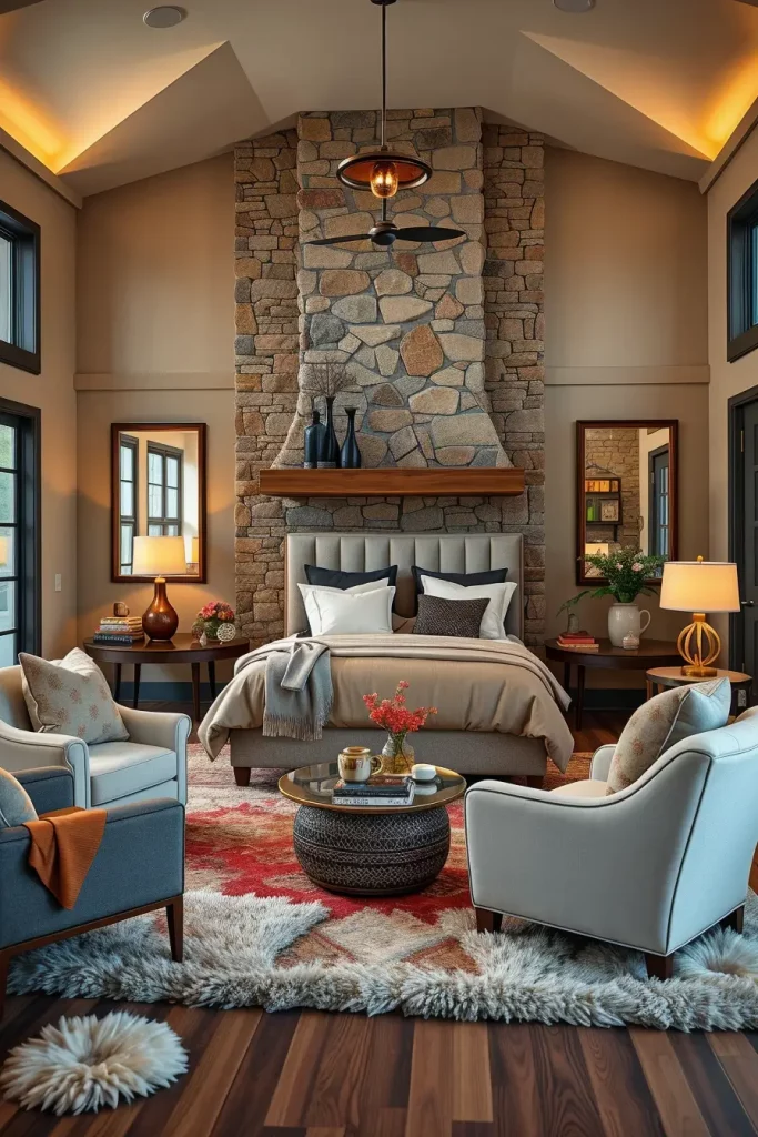 Stone Fireplace Bedroom: Cozy and Modern Design Ideas for Every Style