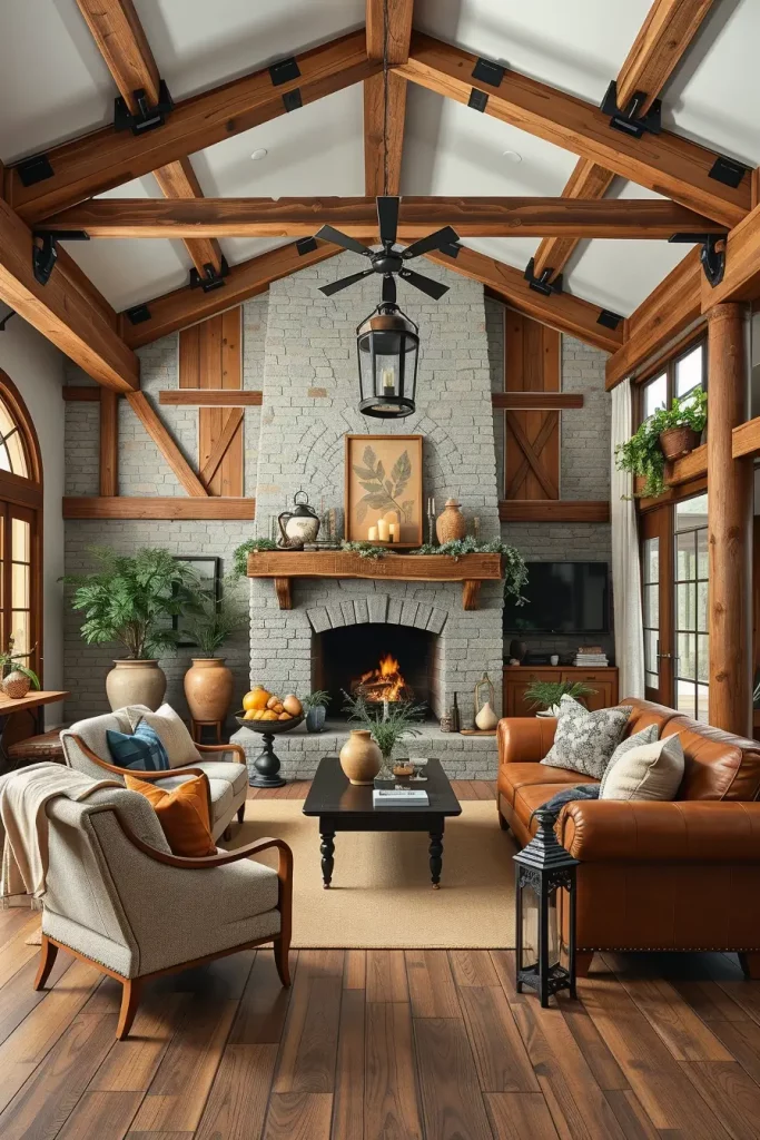 64 Warm Rustic Living Room Ideas for a Cozy and Inviting Home