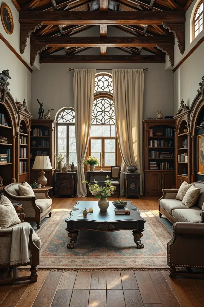62 Castlecore Living Room Inspiration: Ideas for a Regal and Cozy Home