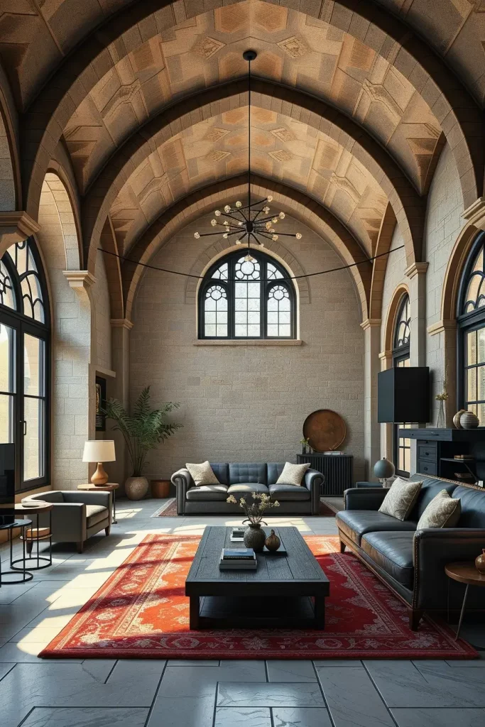 64 Gothic Living Room Arches and Windows: Elegant Design Ideas