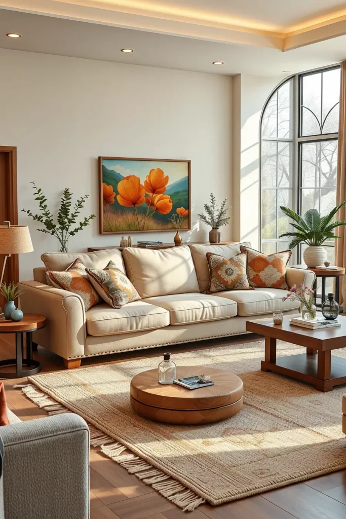 64 Earth-Tone Living Room Ideas for a Warm and Natural Home