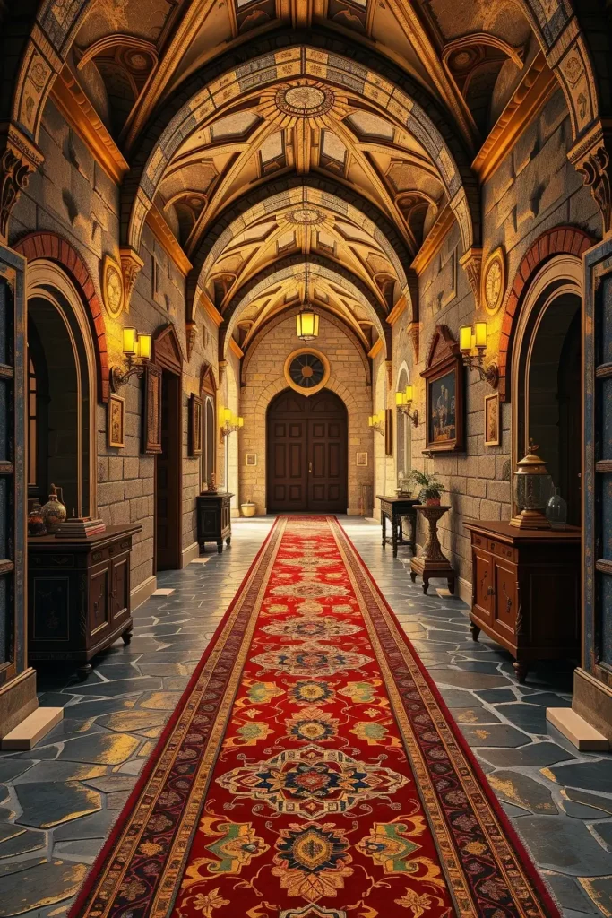 64 Castlecore Hallway Inspiration: Magical Medieval Designs for Your Home