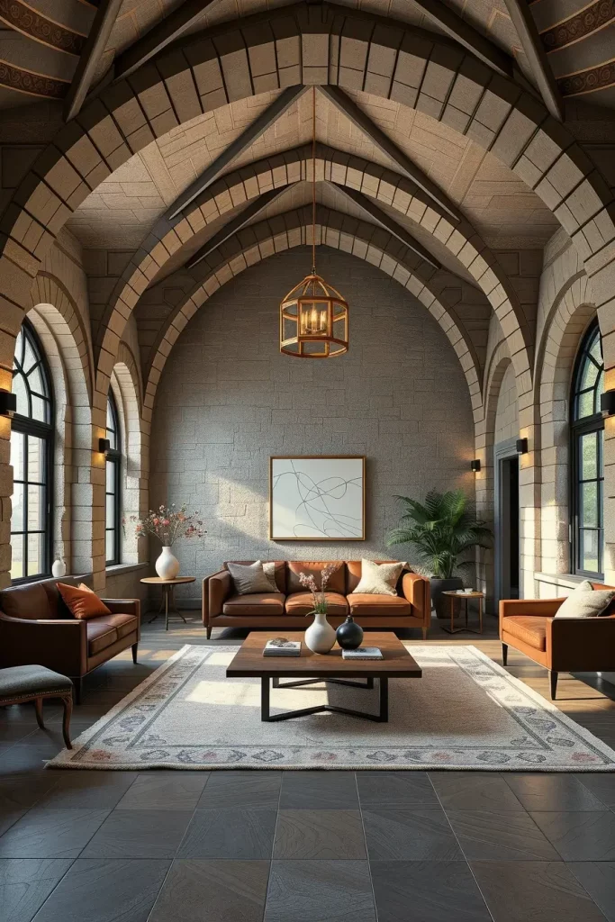 64 Gothic Living Room Arches and Windows: Elegant Design Ideas