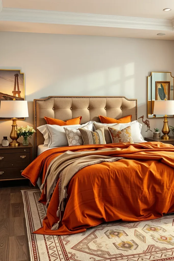 65 Terracotta and Tan Bedroom Ideas for a Warm and Elegant Interior