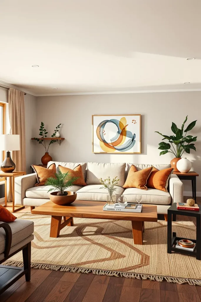 64 Earth-Tone Living Room Ideas for a Warm and Natural Home