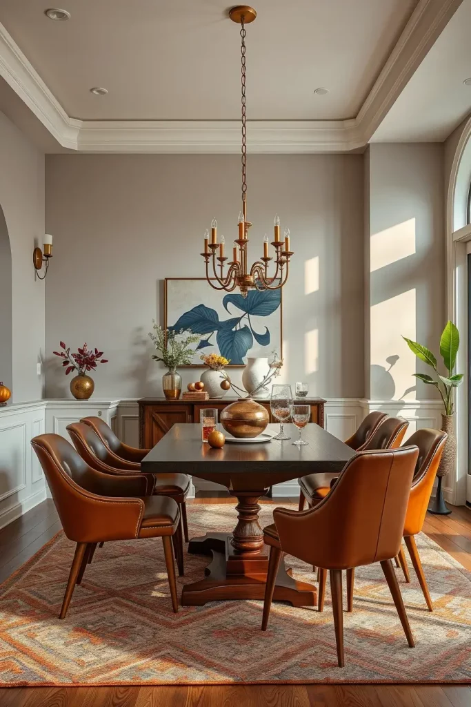 62 Warm-Toned Dining Room Interiors To Inspire Your Home Design