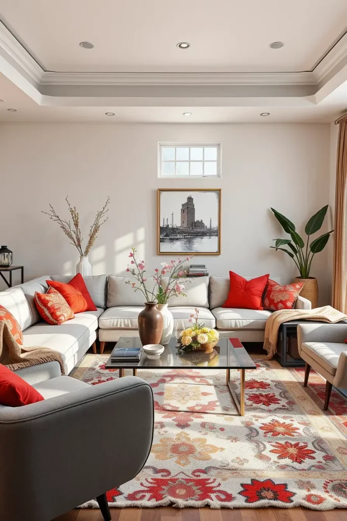 64 Cherry Coded Living Room Color Palette Ideas for Modern Interiors