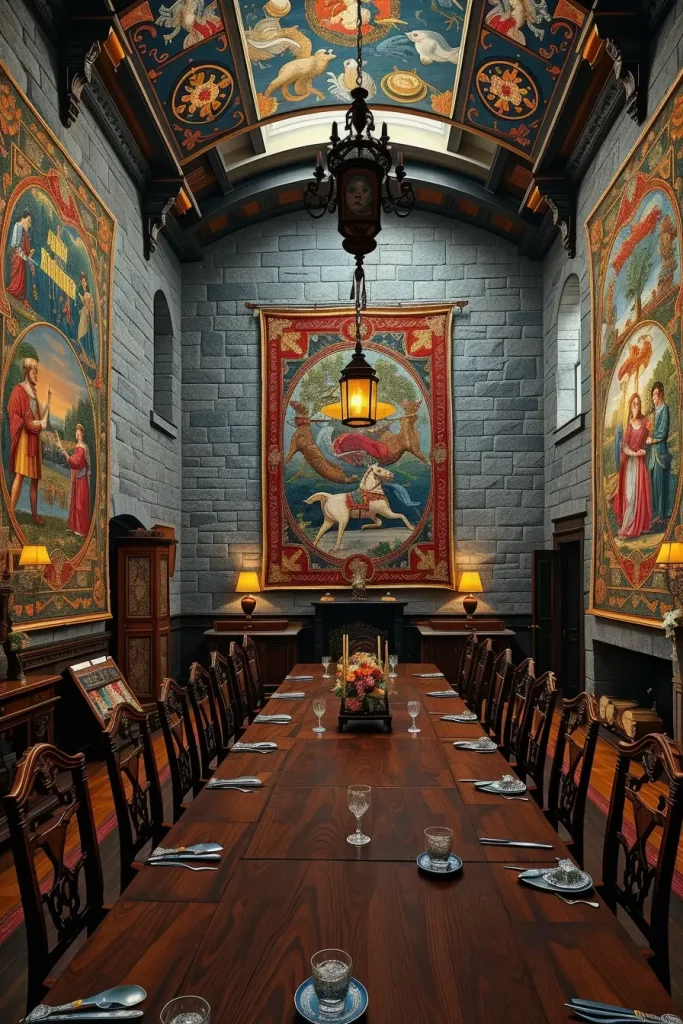 63 Castlecore Kitchen and Dining Room Inspiration Ideas for Timeless Medieval Elegance