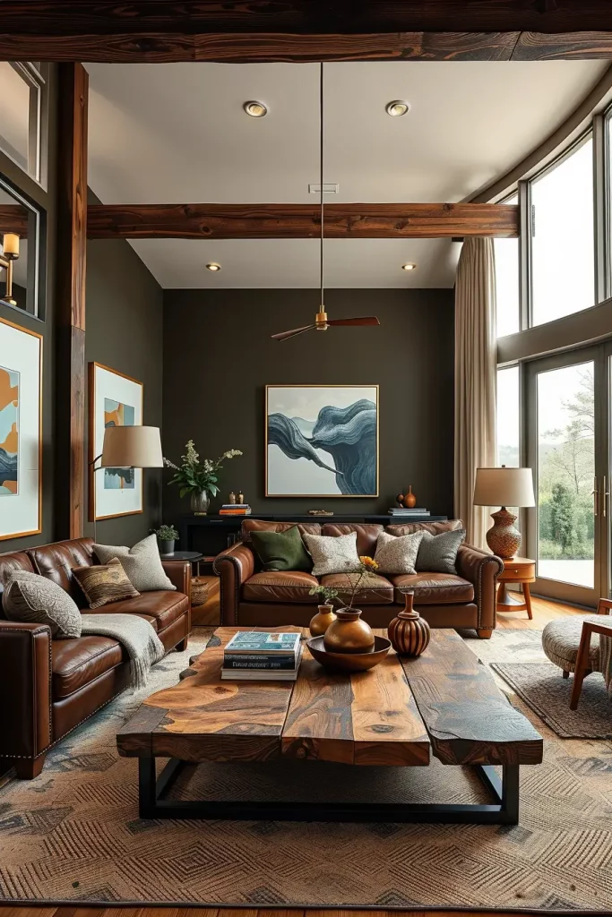 64 Earth-Tone Living Room Ideas for a Warm and Natural Home